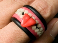 deviantart pongojam Hungry Polymer Clay Ring